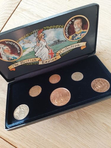 Coin set the british empire - british,