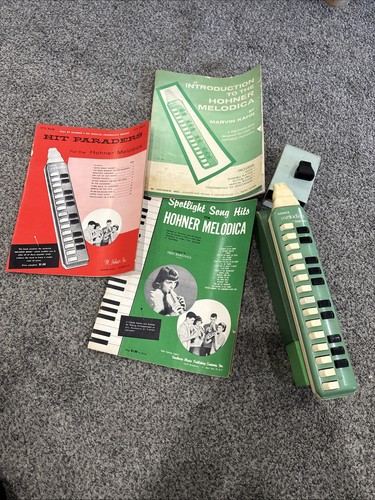 Vintage pastel green hohner - vintage,