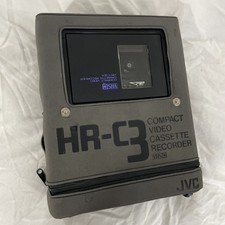 JVC HR-C3EK Compact Video Cassette Recorder and case