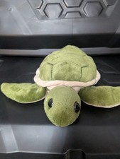 Petjes World Sea Turtle Plush Ocean Friends  26cm  green Collectable Soft Toy