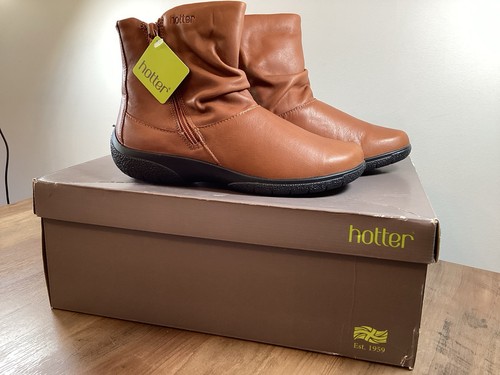 Hotter tan leather - leather, ankle
