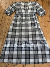 Zara Pale Blue Check Plaid