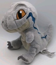 Jurassic World Posh Paws Mini Small 5.5” Blue Raptor Dinosaur Universal