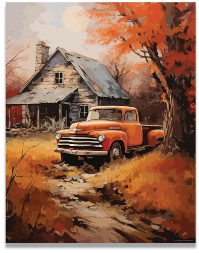 Truck wall art prints - art,