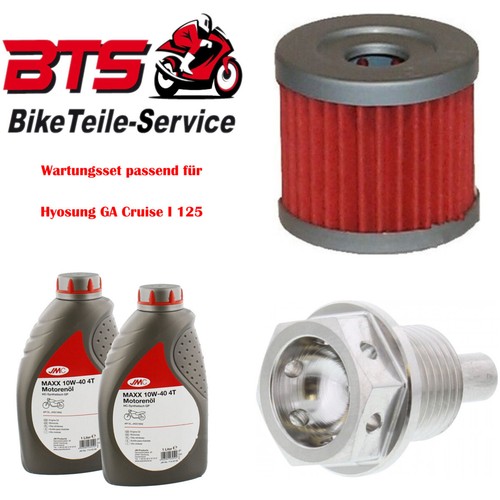 Set oil filter drain plug - drain,