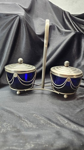 Vintage art deco cobal - deco, blue