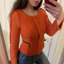 Zara Preppy Orange Textured