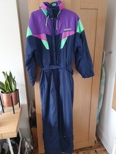 Nevica Womens Ski Suit All In One Retro 80s 90s Size UK 12 (38L)