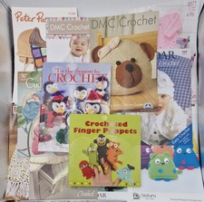 Crochet Books and Patterns Bundle - Blankets, Puppets, Baby Clothes