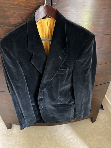 Black velvet jacket with - black,