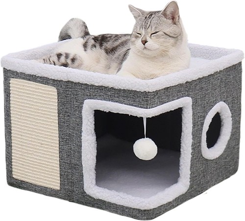 Cat cave foldable house - cat,