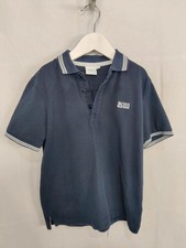 Boy's Hugo boss navy and white polo shirt 8 years