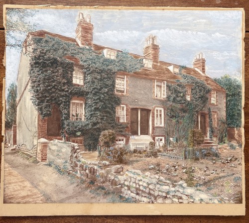 Antique watercolour painting - watercolour,