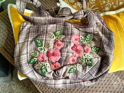 Woolplaid purse - woolplaid,