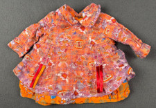 Oilily Baby Girl Dress 0-3 Months 62 cm Orange Robot Long Sleeve Space Baseball