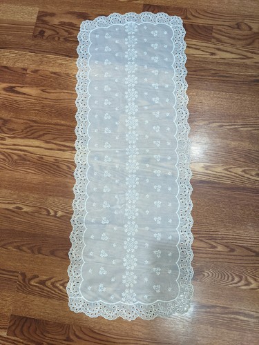 Vintage ivory nylon table - ivory,