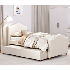 Trundle Bed Plush Velvet 3FT Single Bed Orthopedic Mattress Guest Daybed Sale!!!