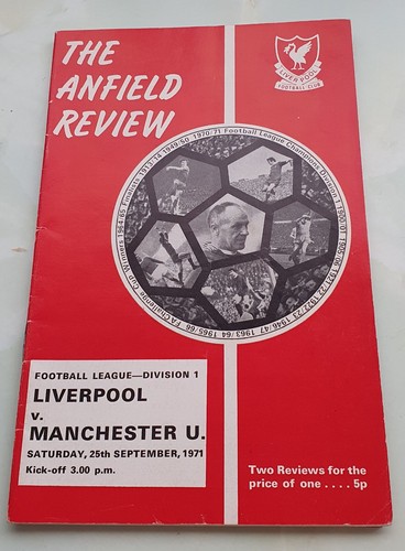 Liverpool home programmes - x,