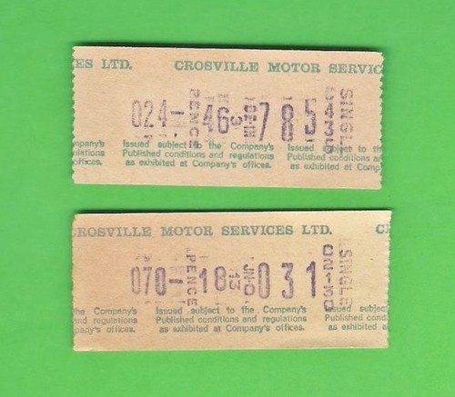 Crosville motor services 2 x - motor,