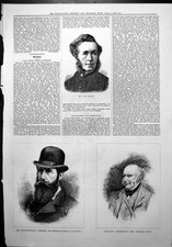 Old Print John Hullah Cholmondeley Pennell Pigeon Shot Horatio Ross 1878 19th