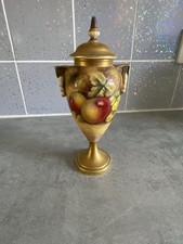 Royal Worcester- Beautiful Fruit Porcelain Jug With Lid