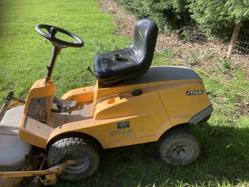 Stiga villa ride mower - on,
