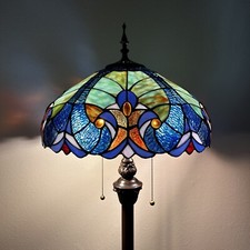 Tiffany Style Floor Lamp Green