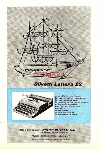 Olivetti lettera portable - 'lettera, 22'