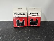 Genuine Panasonic KX-R20 Correctable Film Typewriter Ribbon Cassette x2