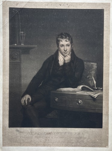 Antique mezzotint engraving - mezzotint,