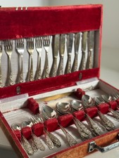 Vintage german silver cutlery - vintage,