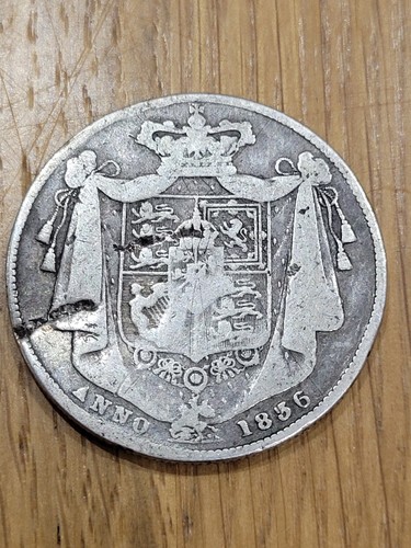 1836 william half crown - iv,