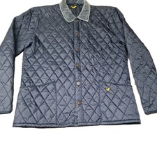 VOI Jeans Navy Quilted Jacket