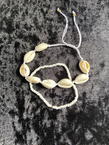 Cowrie shell style beaded - cowrie,