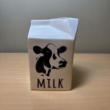 Ceramic Milk Carton Farmhouse