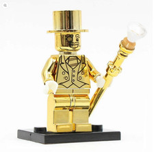 Mr Gold Custom Minifigure