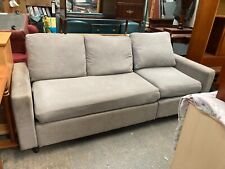 Modern Grey Fabric 3 Seater Sofa Settee - Washable Covers