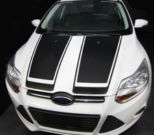 Car bonnet hood racing stripes - car,