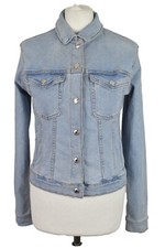 BERSHKA Blue Denim Jacket size