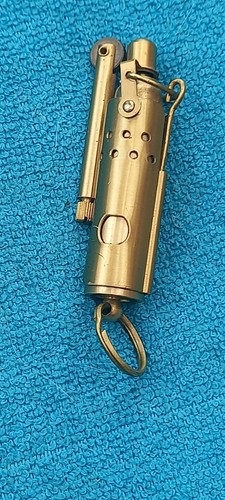 Brass petrol lighter - brass,