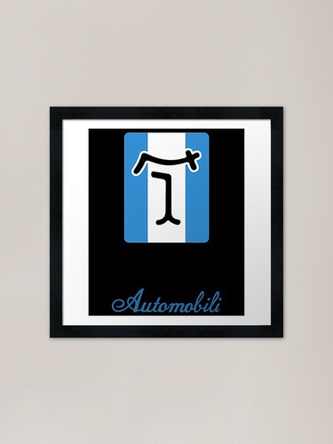 Detomaso automobili framed - framed, art