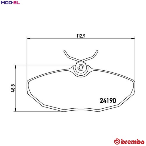 Brake pad set disc - disc, 36