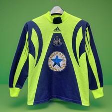 Newcastle 1998 1999 Goalkeeper Jersey Youth 164cm Adidas Vintage 90s Football