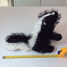 Ganz Webkins Spikey SKUNK Plush Soft Toy Black & White Spines Forest Animal