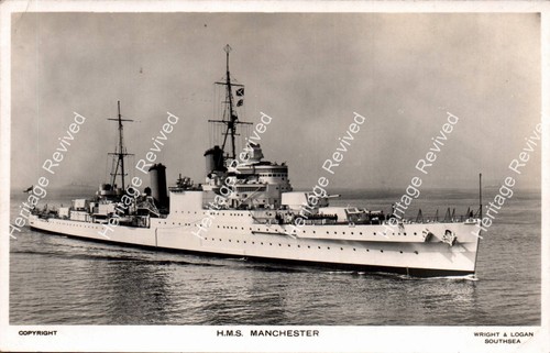 Vintage hms manchester royal - vintage,