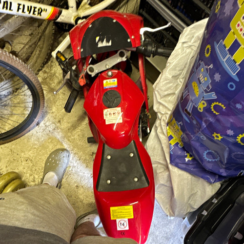 Red black pocket - black, bike