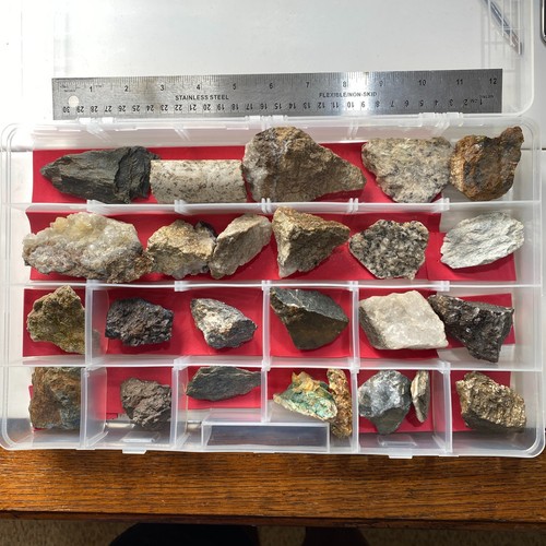 Mineral rock specimens in - specimens,