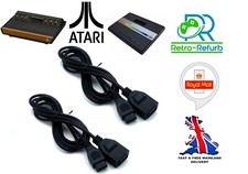 Atari 2600 Joystick Controller Pad 9 Pin Extension Cable Lead 7800 Cables