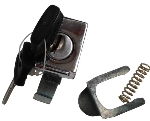 Vespa toolbox lock chrome with - chrome,