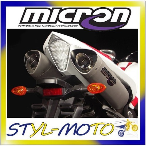 Double muffler exhaust micron - muffler,